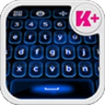 color blue keyboard theme android application logo